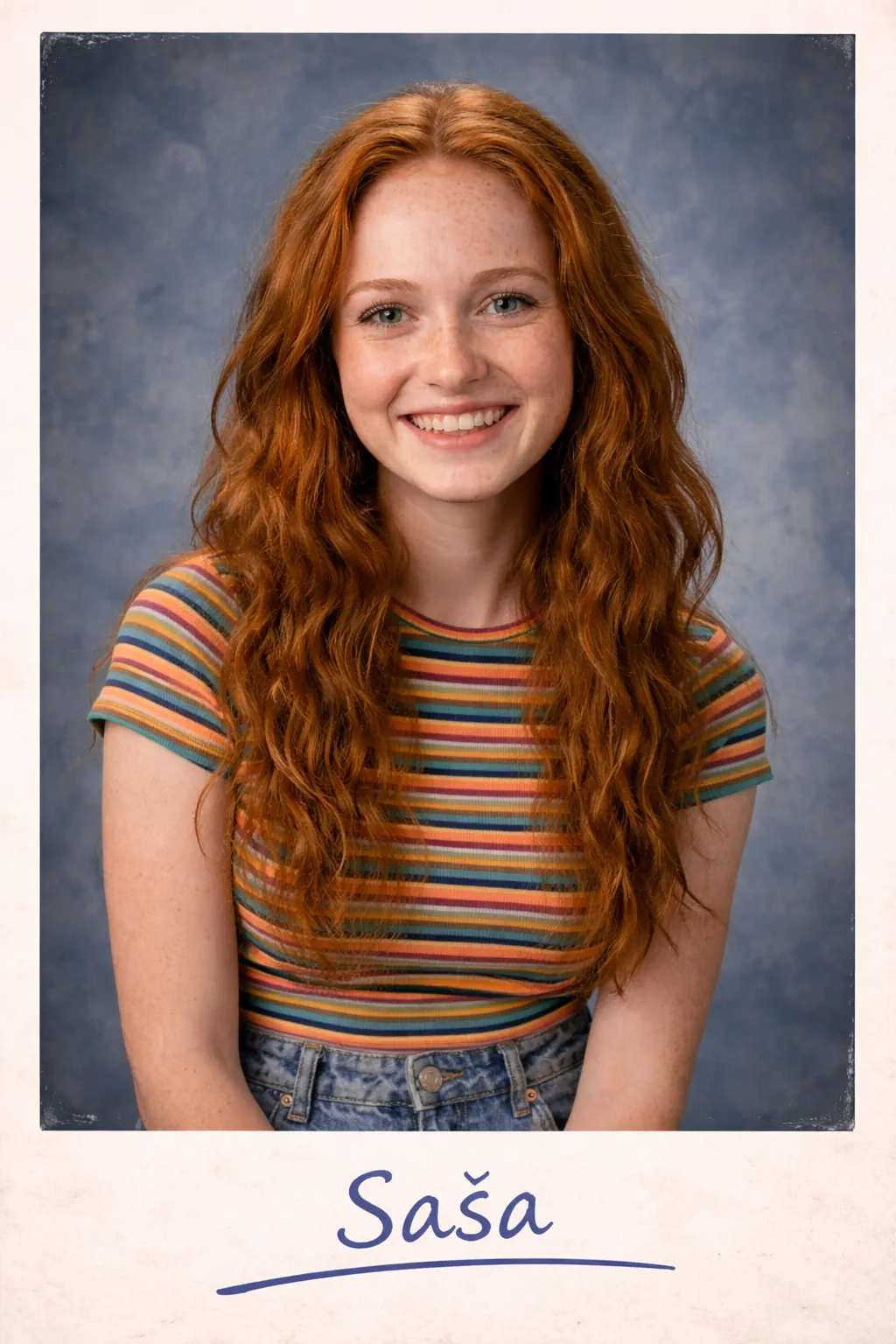 Ročenková fotografia Saše